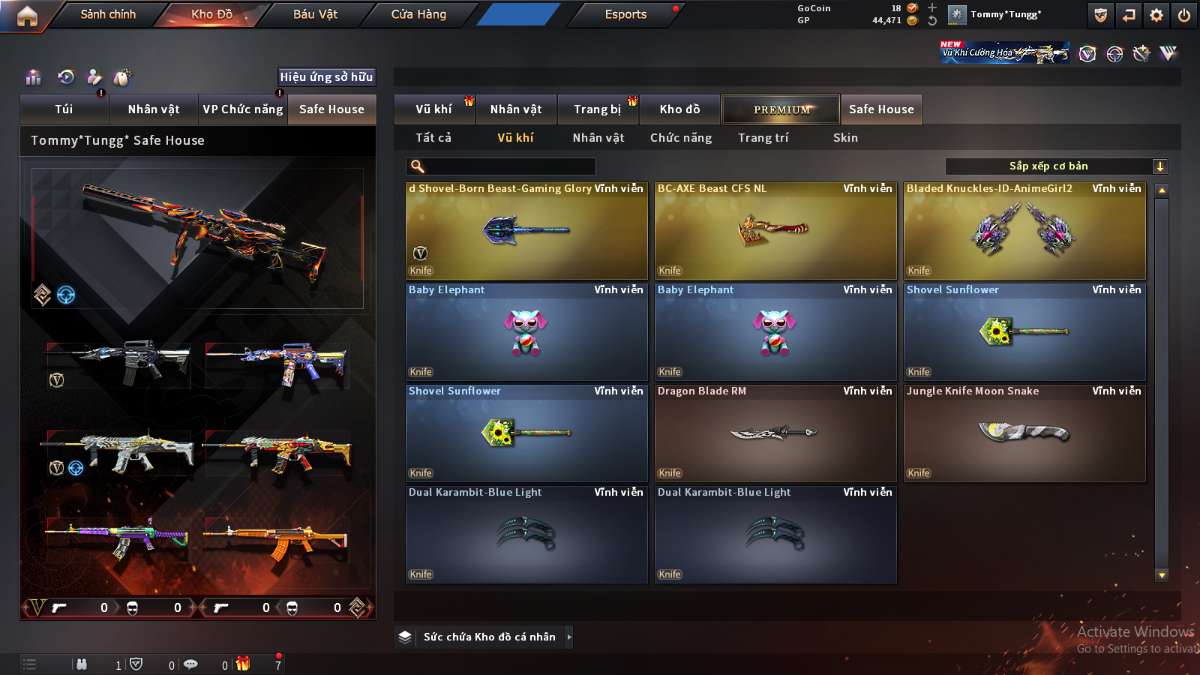 shop acc cf uy tin gia re